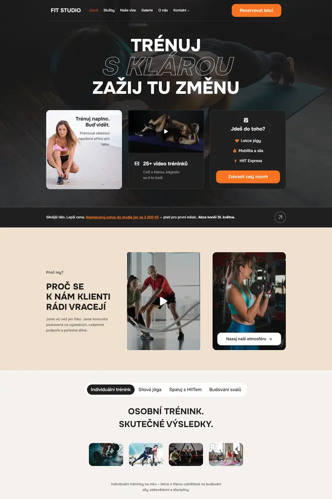 Ukázka webu